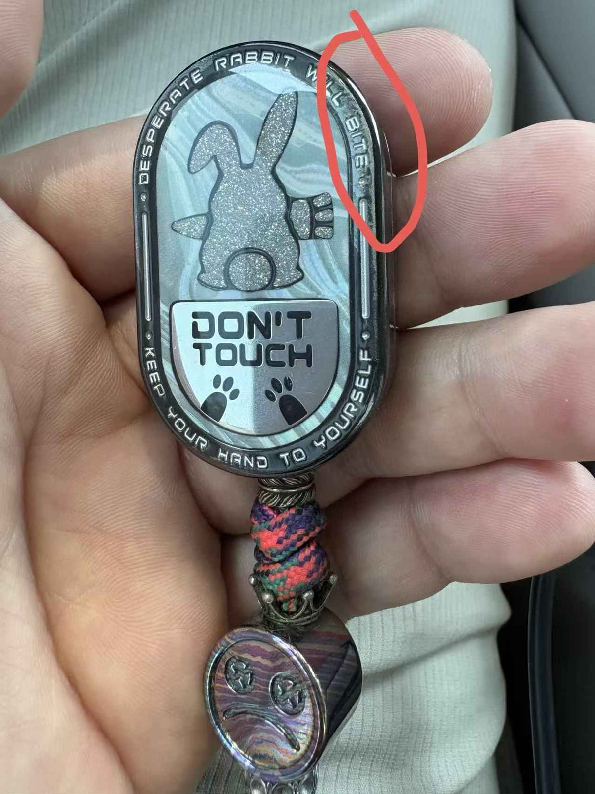 Grumpy Rabbit Rhythm Zirconium Resin-Sealed