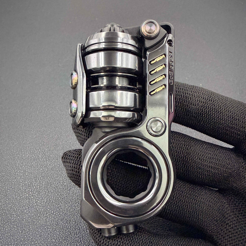 Sinian Zirconium Gold Plated Oil Slick