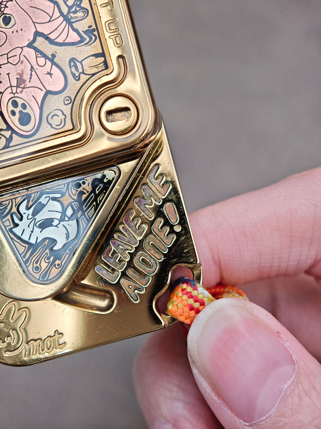 SNAP Zirconium Gold Plated Resin-Sealed