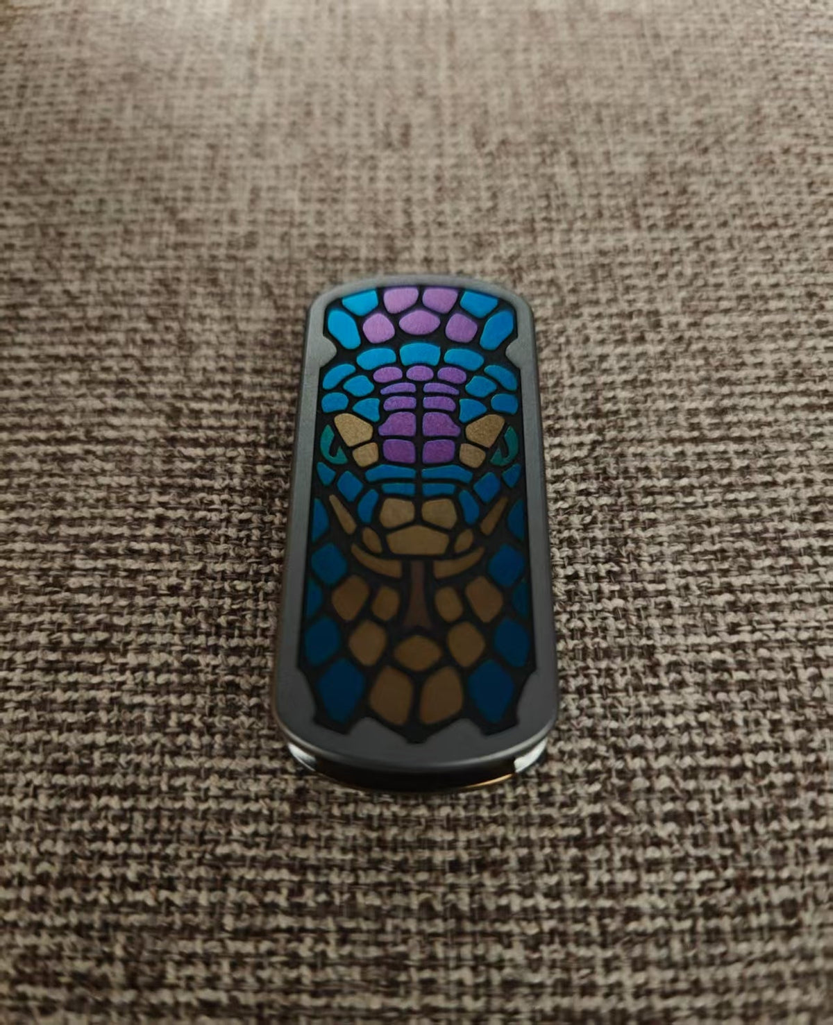 Blade Edge Python Titanium Color-Anodized