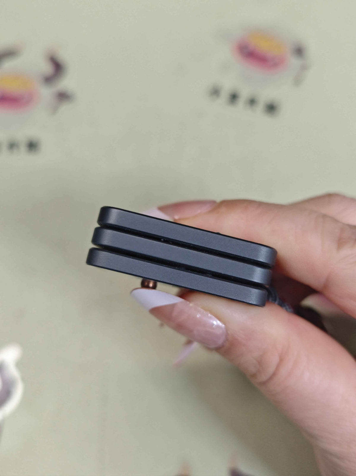 AAA Push Card Stainless Steel