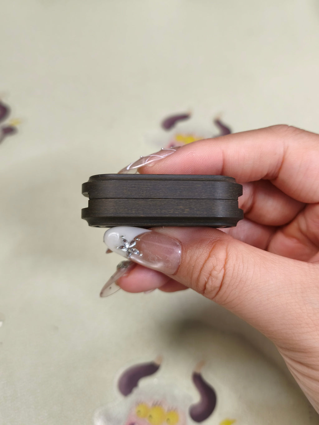 No.7 Shell Carbon Damascus