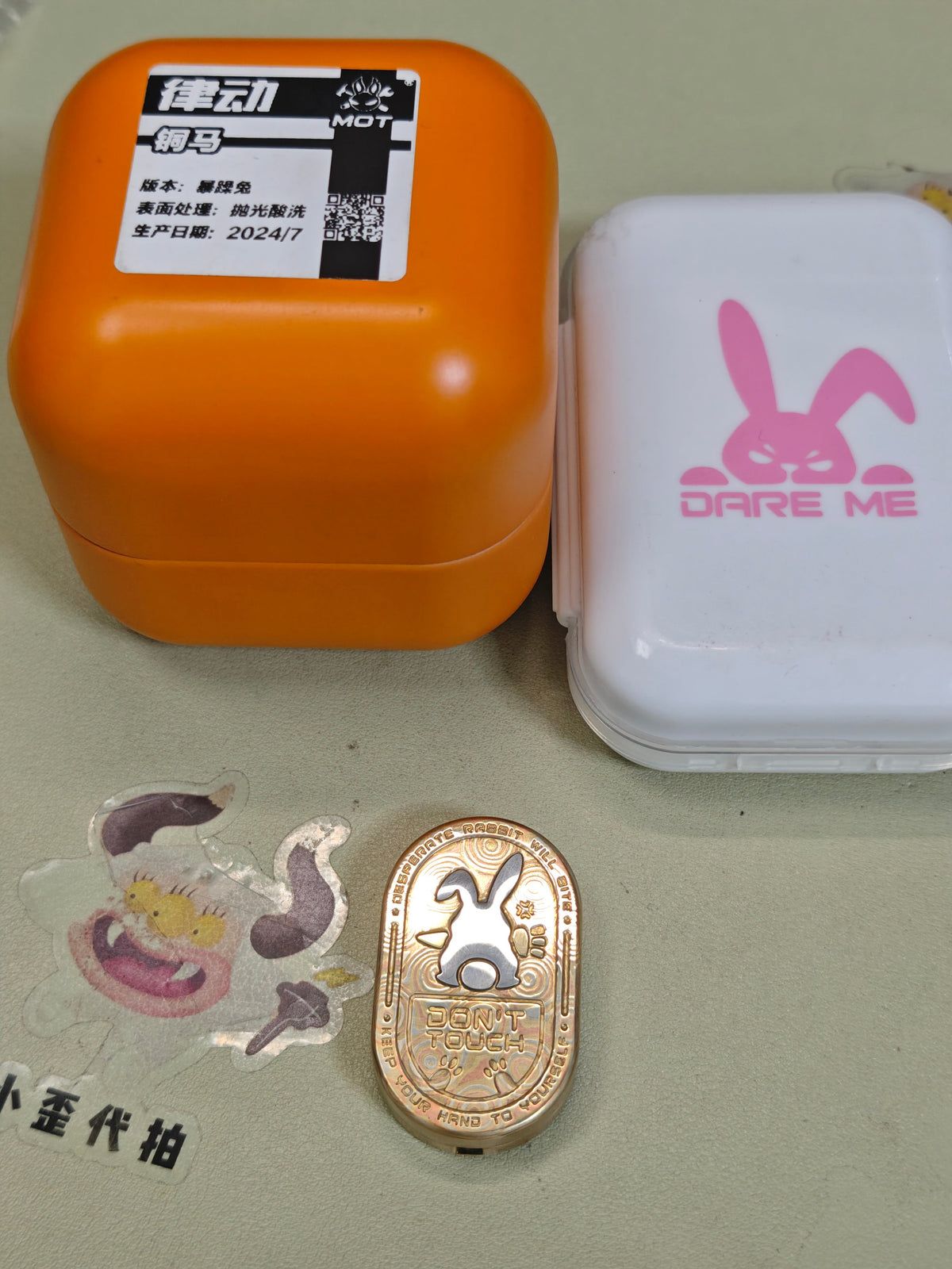 Grumpy Rabbit Rhythm Mokume