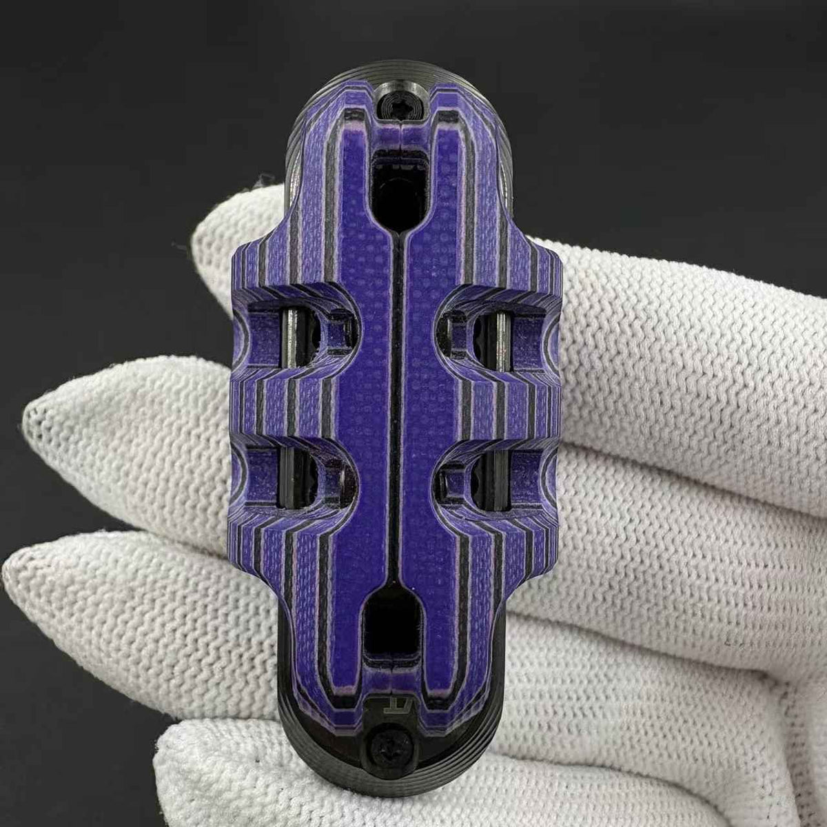 EXOSKELETON G10 Pink Purple Black Bone Core Stainless Steel