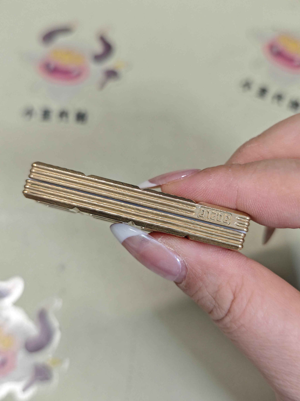 Wafer Chocolate Mokume