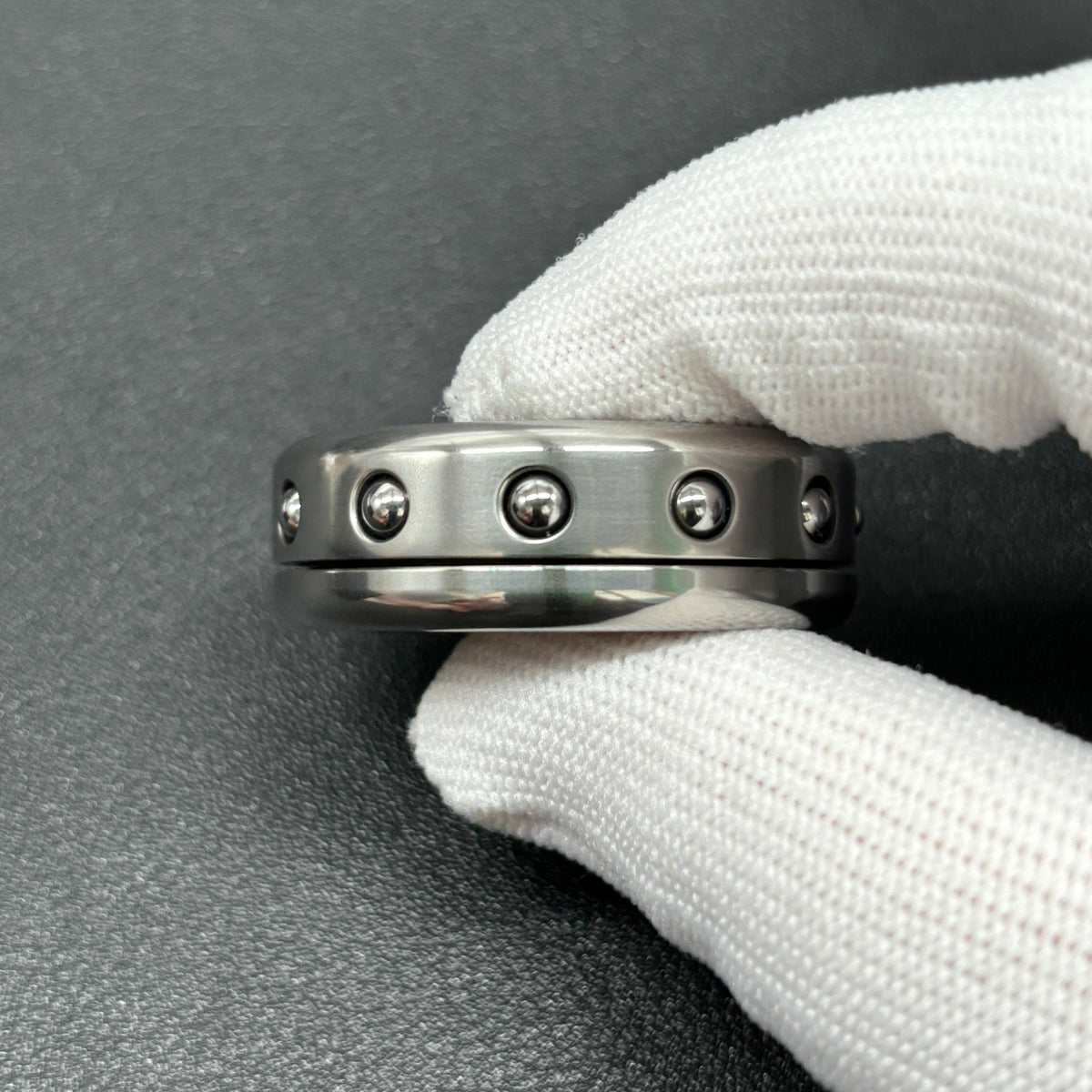 Dealer Button Stainless Steel