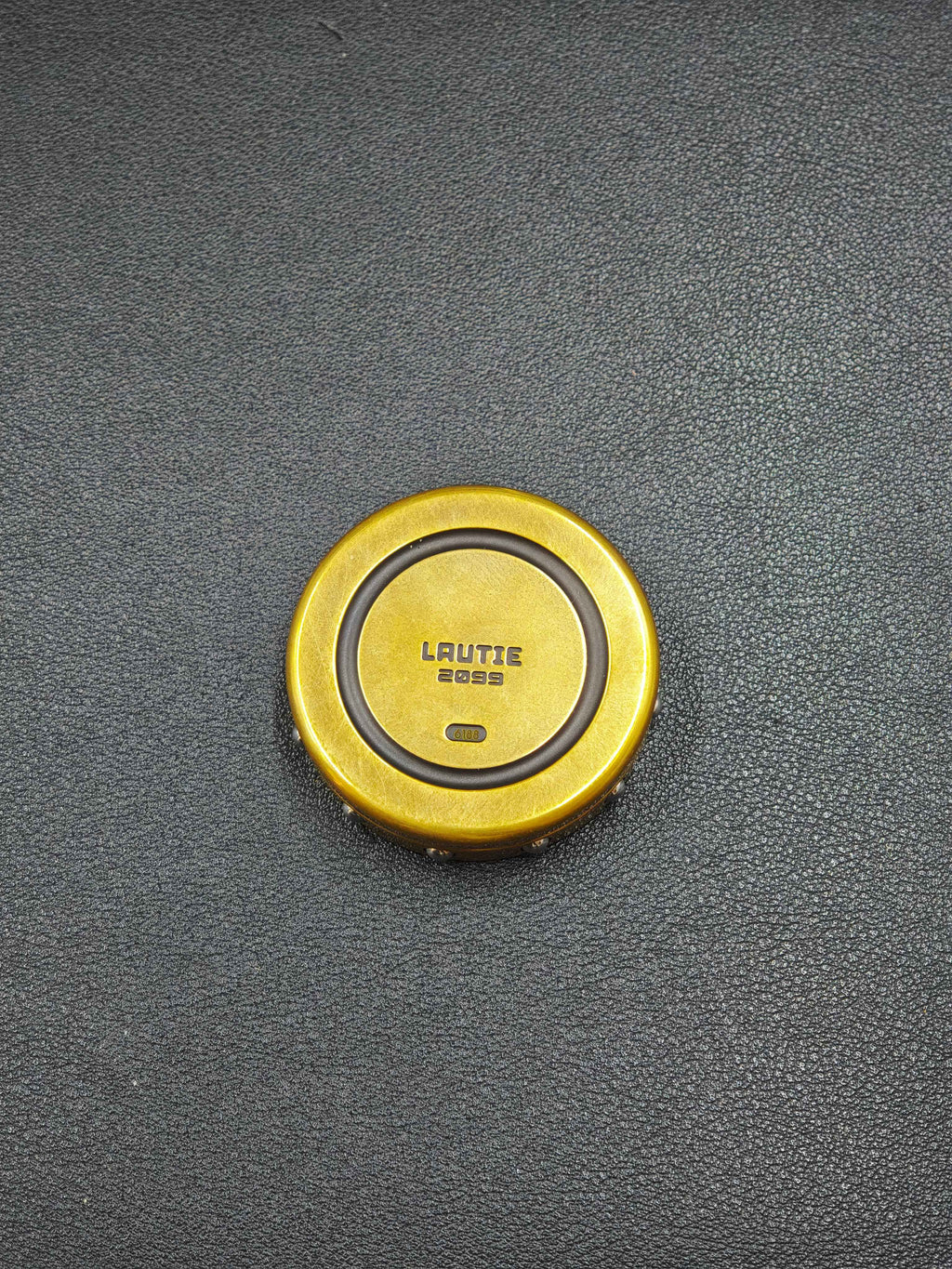 Dealer Button Brass