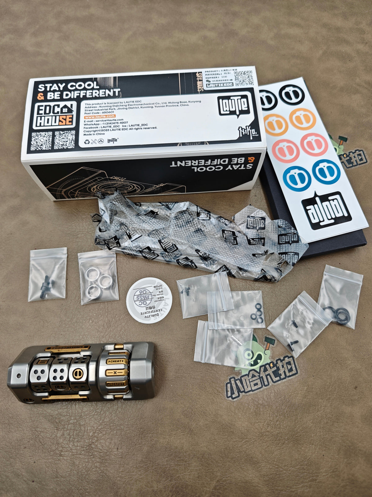 Jackpot 2.0 Deskset Stainless Steel