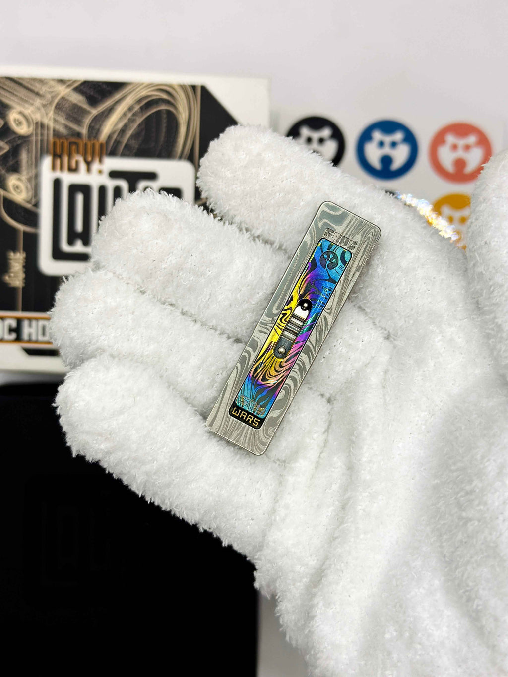 Frog Zirconium Damasteel Zircuti PEEK Stainless Steel